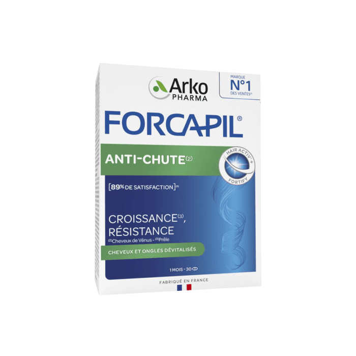 FORCAPIL  ANTI-CHUTE tabletės slenkantiems plaukams, 30 tablečių