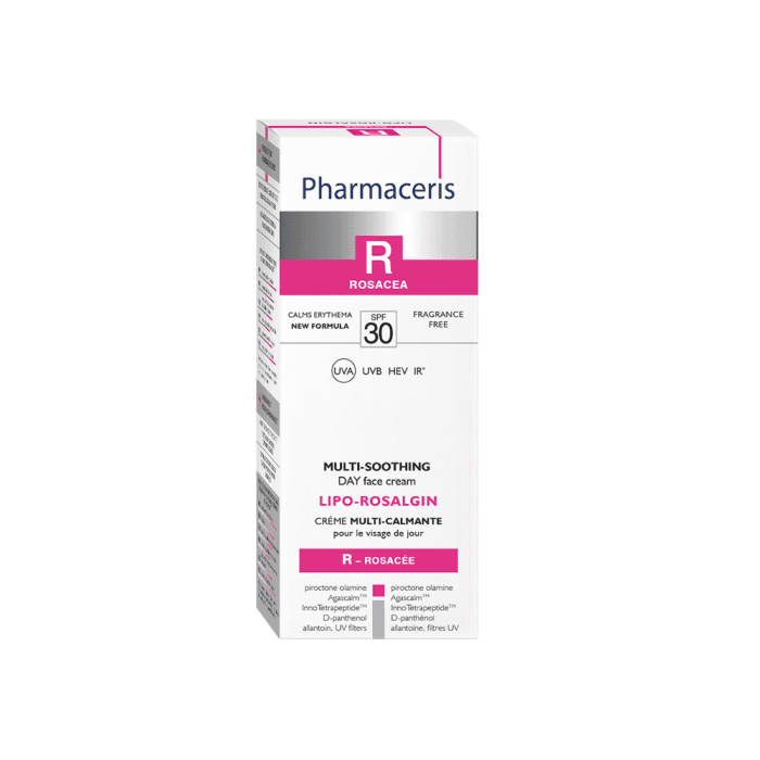 PHARMACERIS R raminamasis veido kremas LIPO ROSALGIN, SPF 30, 30 ml-1