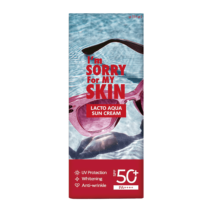 Apsauginis kremas nuo saulės I'm Sorry For My Skin Lacto Aqua Sun Cream, 50 ml-1