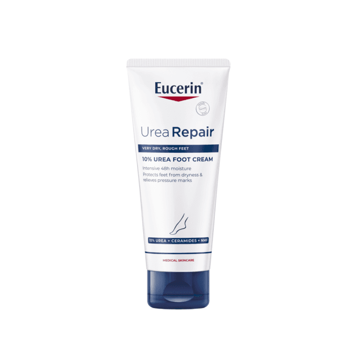 EUCERIN pėdų kremas sausai odai su 10% šlapalo UREA REPAIR, 100 ml