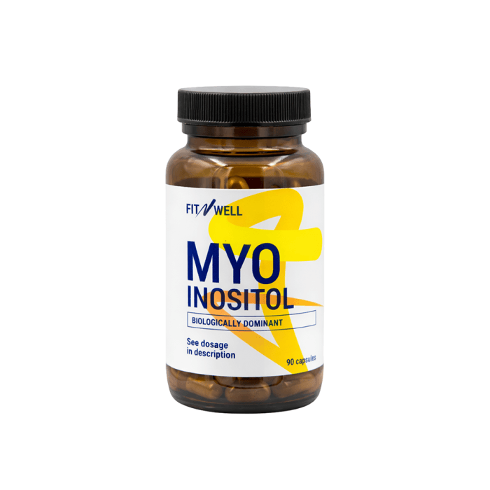 FITNWELL Myo-Inositol, 90 kapsulių