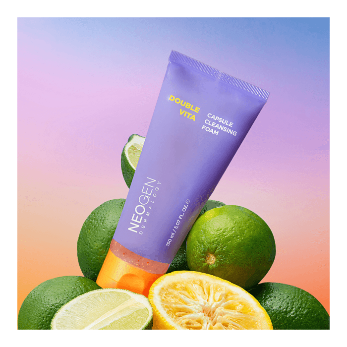 NEOGEN valomosios putos Dermalogy Double Vita Capsule Cleansing Foam, 150 ml-2