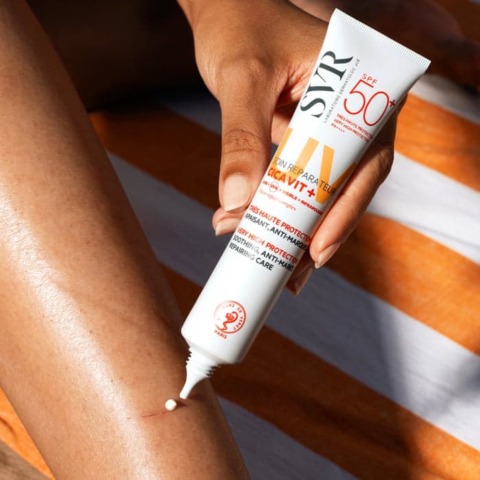 SVR veido ir kūno kremas nuo saulės pažeistai odai CICAVIT+ CRÈME SPF 50+, 40 ml-1
