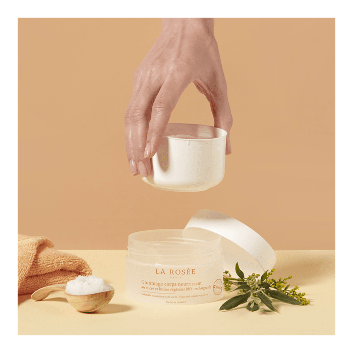 LA ROSÉE kūno šveitiklis sausai odai NOURISHING BODY SCRUB REFILL - papildymas, 200 ml-1