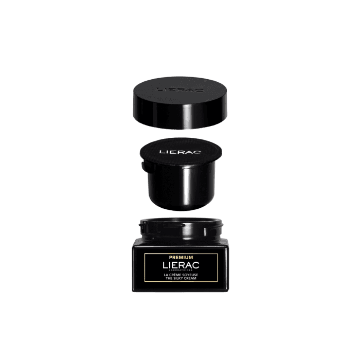 LIERAC šilkinio kremo normaliai ir mišriai odai papildymo pakuotė PREMIUM, 50 ml