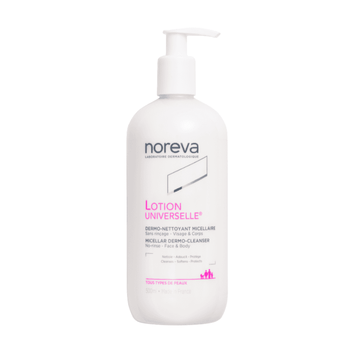 NOREVA valomasis micelinis losjonas LOTION UNIVERSELLE, 500 ml