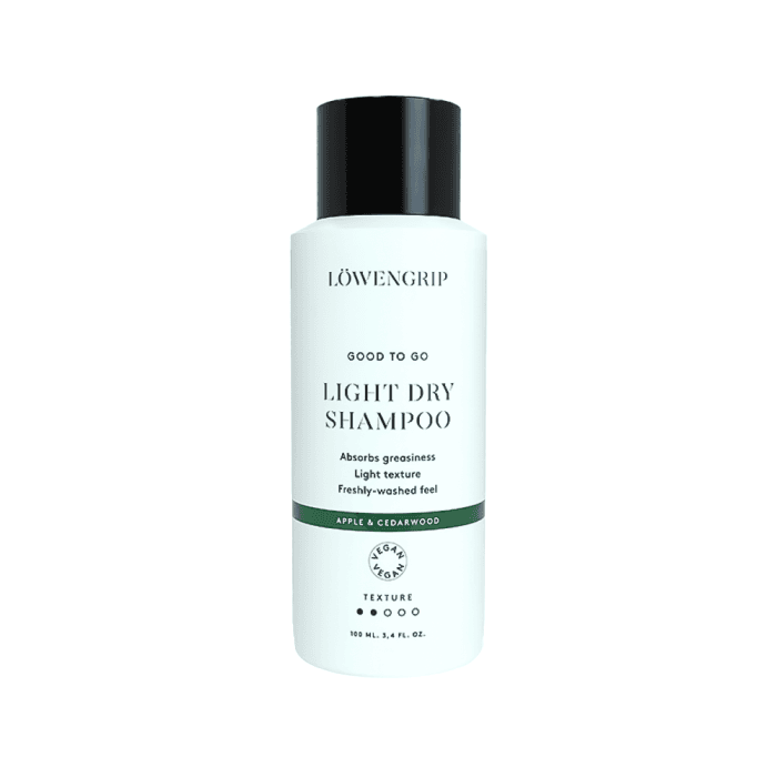 LOWENGRIP lengvas maitinamasis sausas šampūnas, obuolių ir kedro aromato, 100 ml