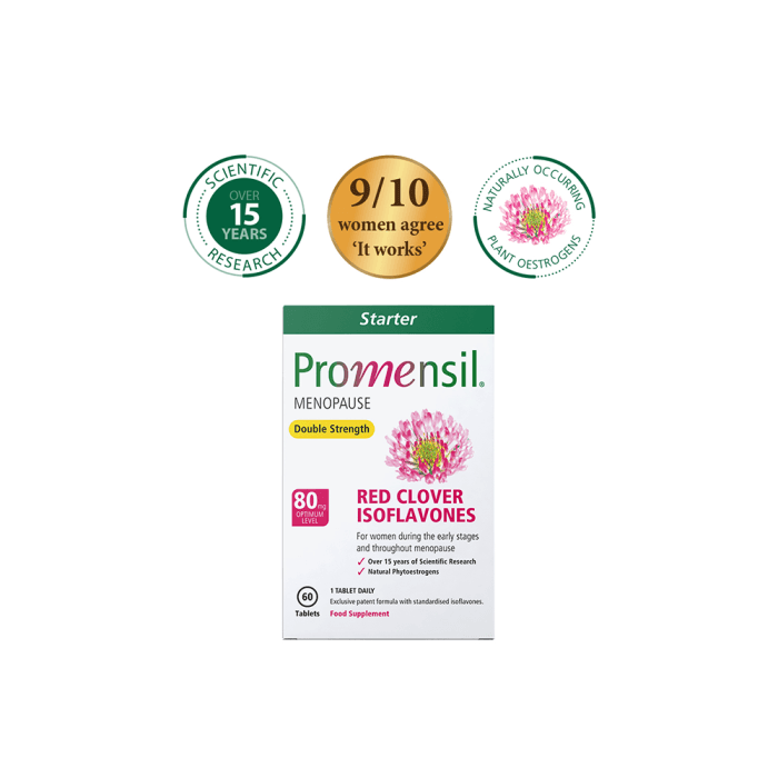 Promensil Double Strength 80 mg, 60 Tabletės-1