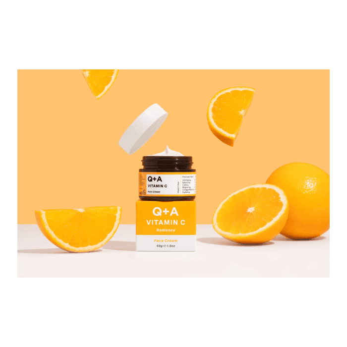 Q+A skaistinamasis veido kremas su vitaminu C, 50 g-1