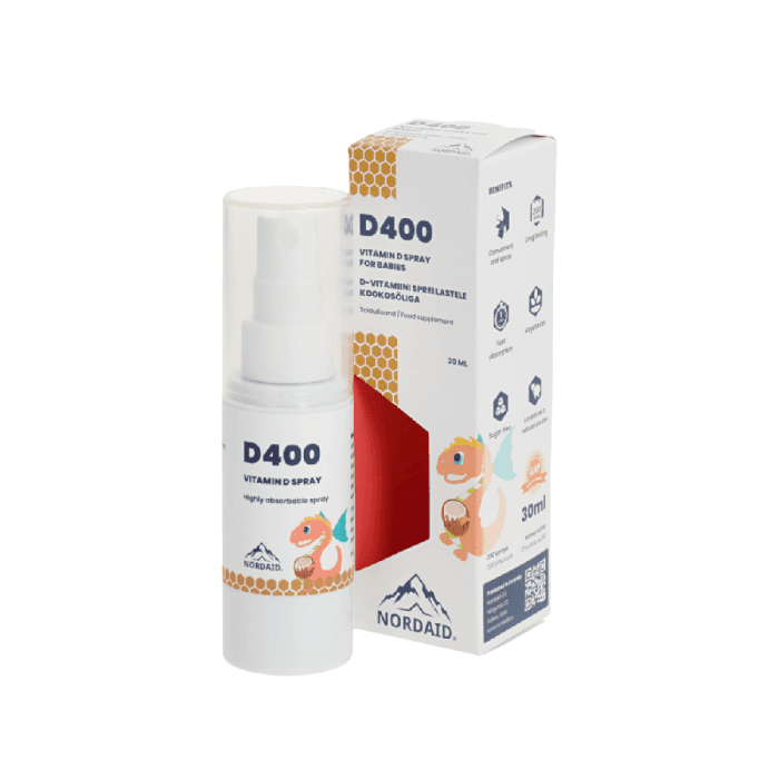 NORDAID purškiklis su kokosų aliejumi  D400 SPRAY BABIES, 30 ml-1