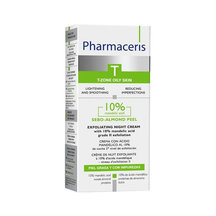 PHARMACERIS T naktinis kremas-šveitiklis SEBO ALMOND, 50 ml-1