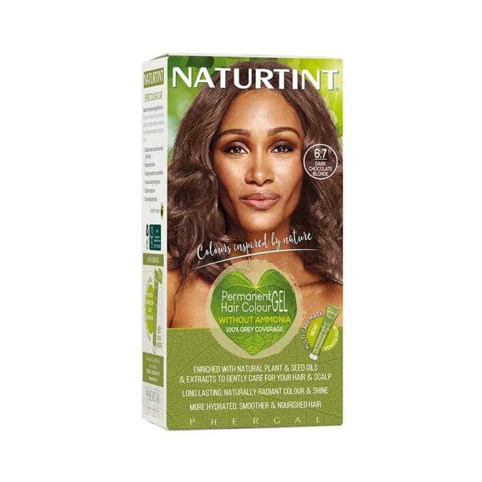 NATURTINT ilgalaikiai plaukų dažai be amoniako NATURALLY BETTER, 6.7 DARK CHOCOLATE BLONDE, 170 ml