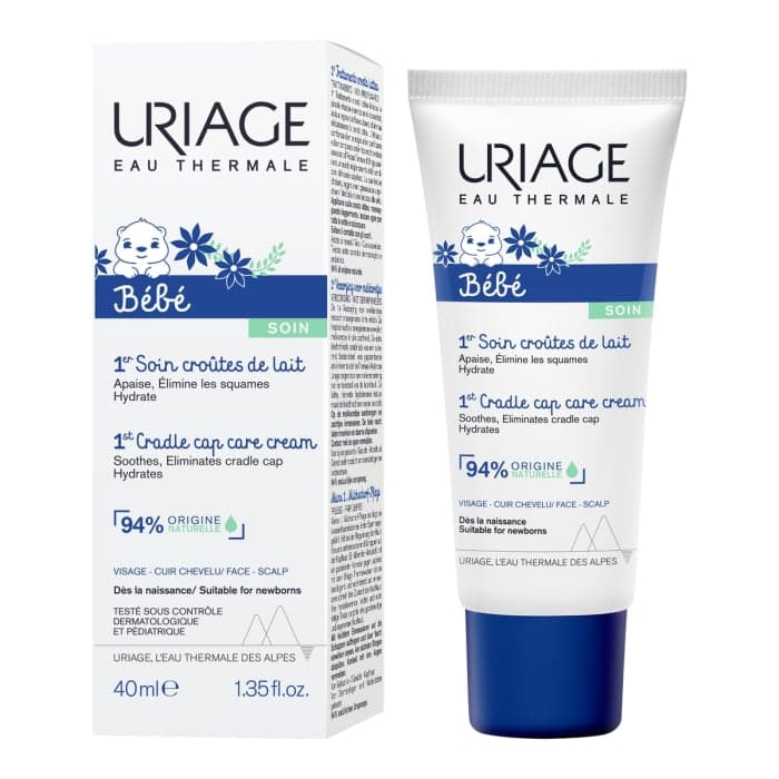 URIAGE kremas kūdikių pleiskanotai galvai BABY SOIN CROUTES DE LAIT, 40 ml-1