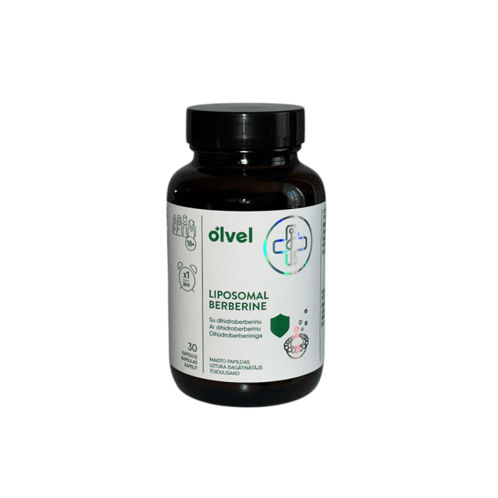 OLVEL, liposominis berberinas 300 mg, 30 kapsulių