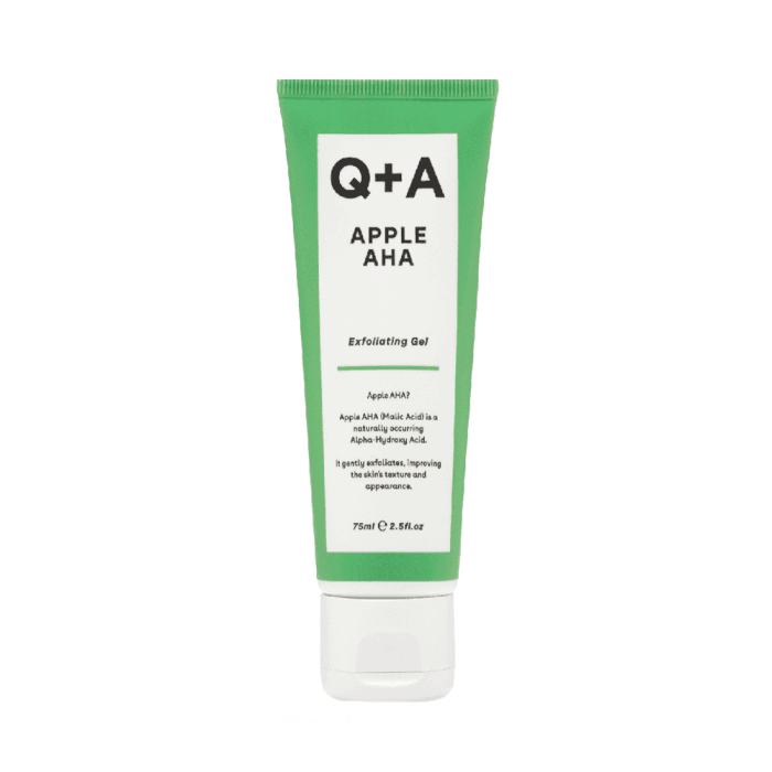 Q+A gelinis veido šveitiklis APPLE AHA, 75 ml