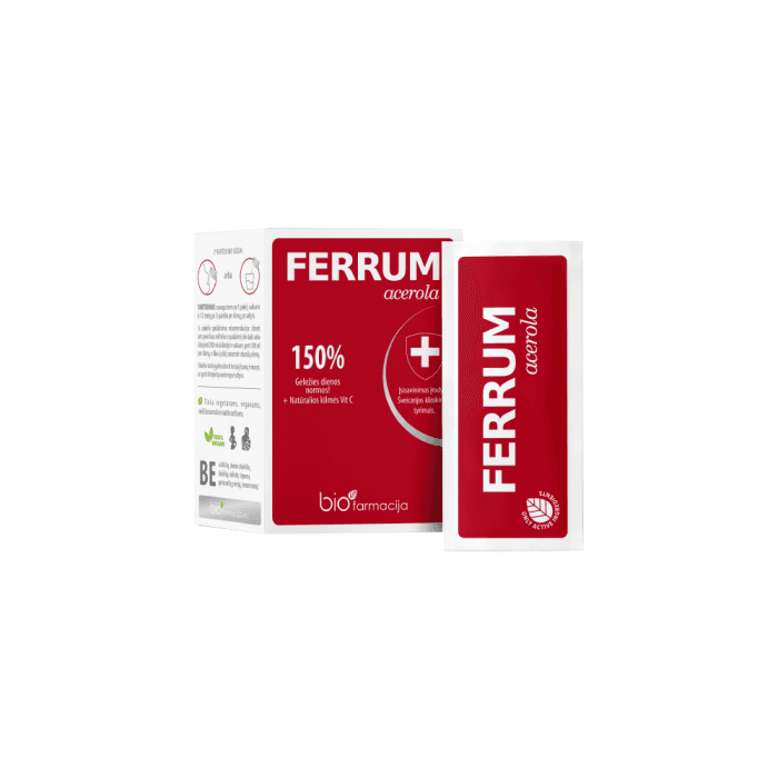 FERRUM ACEROLA, 28 pakeliai