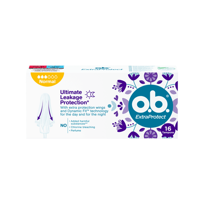 O.B. tamponai PROCOMFORT EXTRA PROTECT NORMAL, 16 vnt.