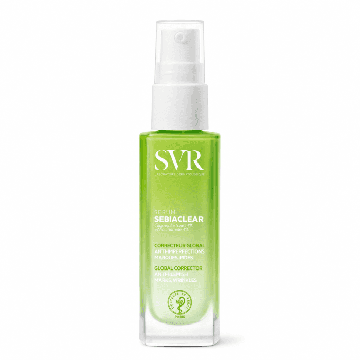 SVR SEBIACLEAR SERUM serumas brandžiai, į suagusiųjų aknę linkusiai odai, 30 ml