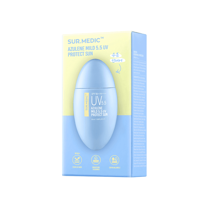 SUR.MEDIC+ apsauginis kremas nuo saulės SPF50, Azulene Mild 5.5 UV Protect Sun, 50 ml-1