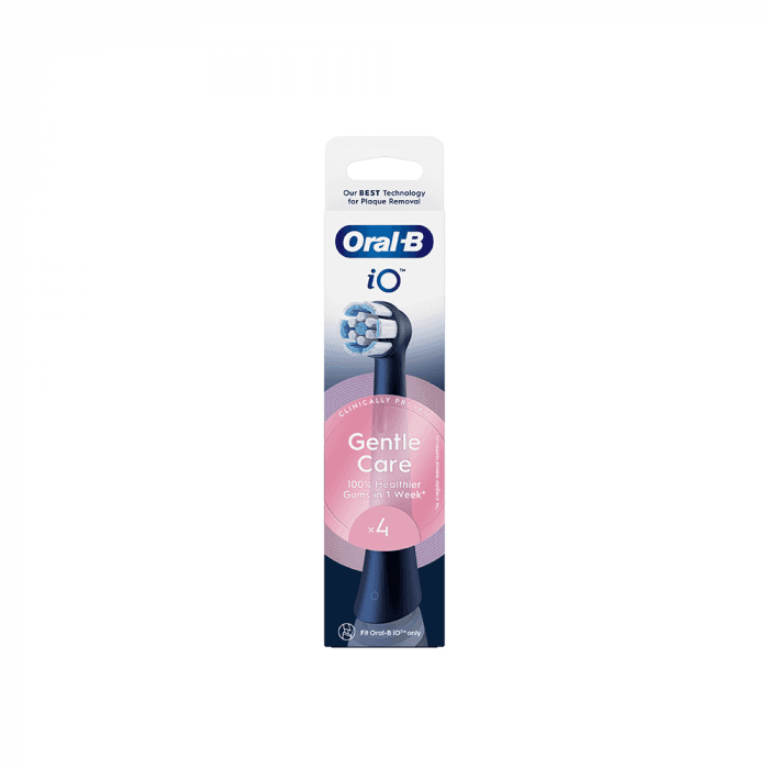 Elektrinio dantų šepetėlio galvutės ORAL-B iO Gentle Care, Black, 4 vnt., 4 vnt.