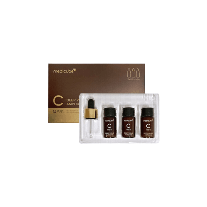 MEDICUBE šviesinamosios veido ampulės DEEP VITA C AMPOULE 2.0, 3 vnt.-1