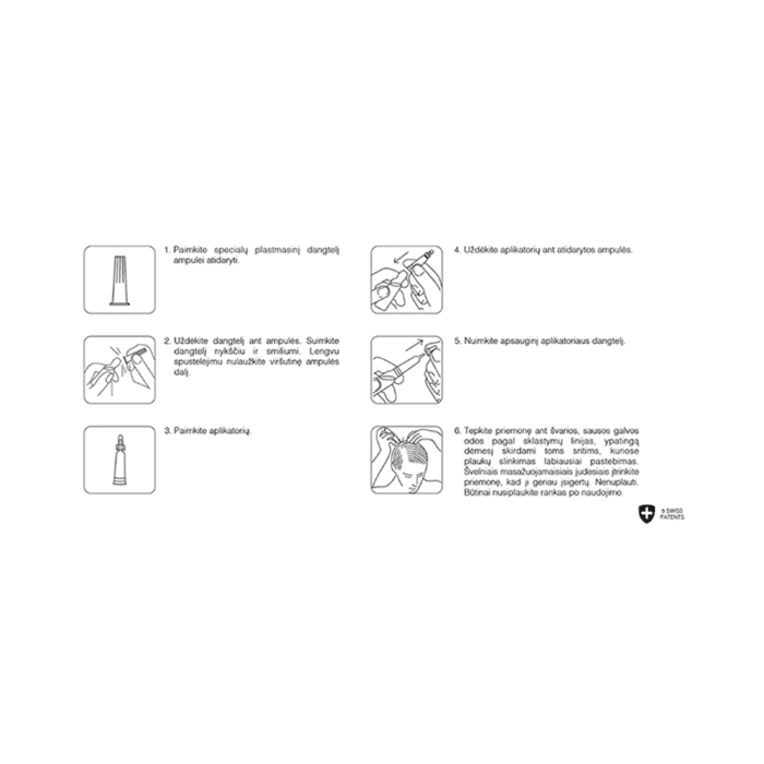 LABO ampulės nuo plaukų slinkimo vyrams HAIR LOSS 5 PATENTS, 14 ampulių-1