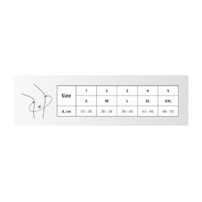 TONUS ELAST medicininis elastinis neopreno tvarstis kelio sąnariui sutvirtinti (mod. 9911), Nr. 3, L, 1 vnt.-1