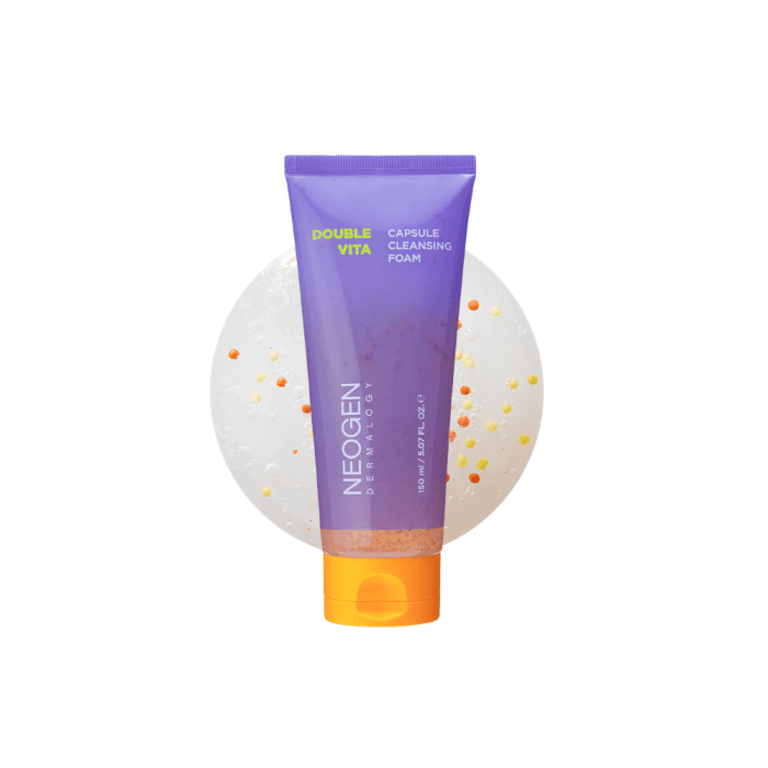 NEOGEN valomosios putos Dermalogy Double Vita Capsule Cleansing Foam, 150 ml-1