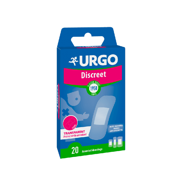 URGO nepastebimas pleistras, 20 vnt.