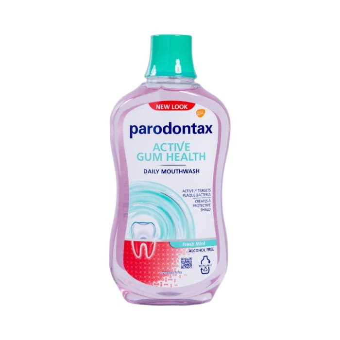 PARODONTAX burnos skalavimo skystis ACTIVE GUM HEALTH, mėtų skonio, 500 ml