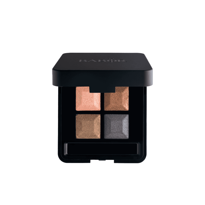 BABOR akių šešėlių paletė, 02 Smokey, EYE SHADOW QUATTRO, 4 g