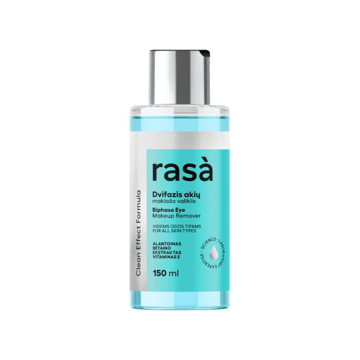 RASA dvifazis akių makiažo valiklis CLEAN EFFECT, 150 ml