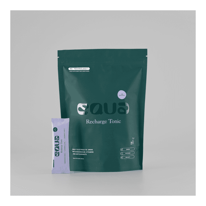 EQUA elektrolitų gėrimo milteliai RECHARGE TONIC-WILD BLUEBERRIES, 90 g-1
