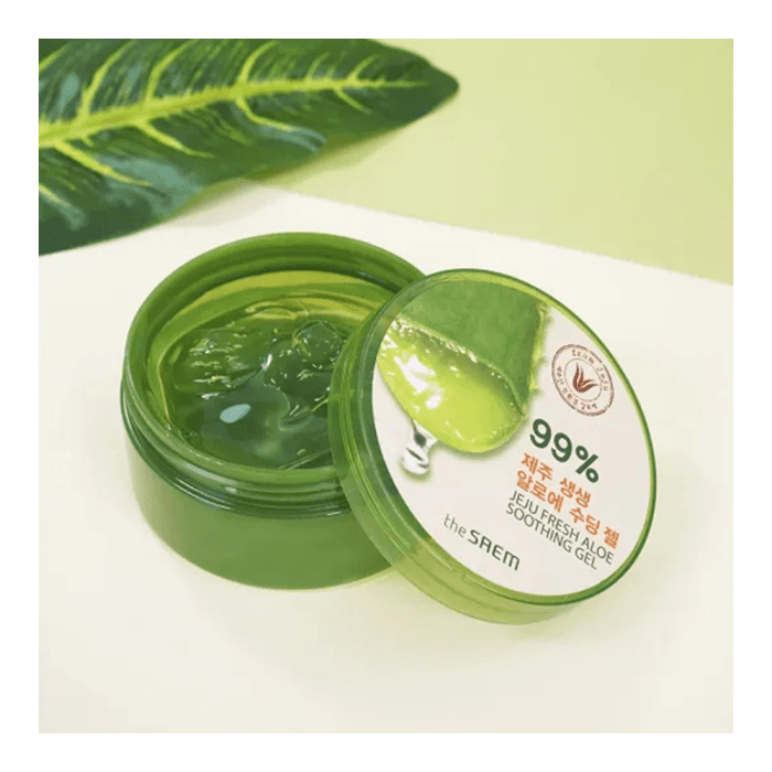 THE SAEM universalus gelis su alaviju JEJU FRESH ALOE SOOTHING GEL 99 %, 300 ml-1