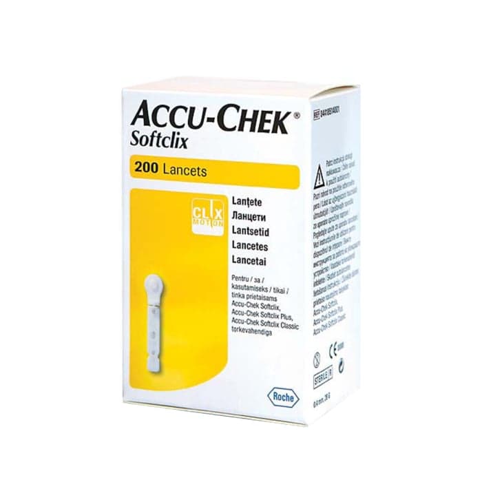 ACCU-CHECK adatėlės SOFTCLIX, 0,4 mm, 200 vnt.