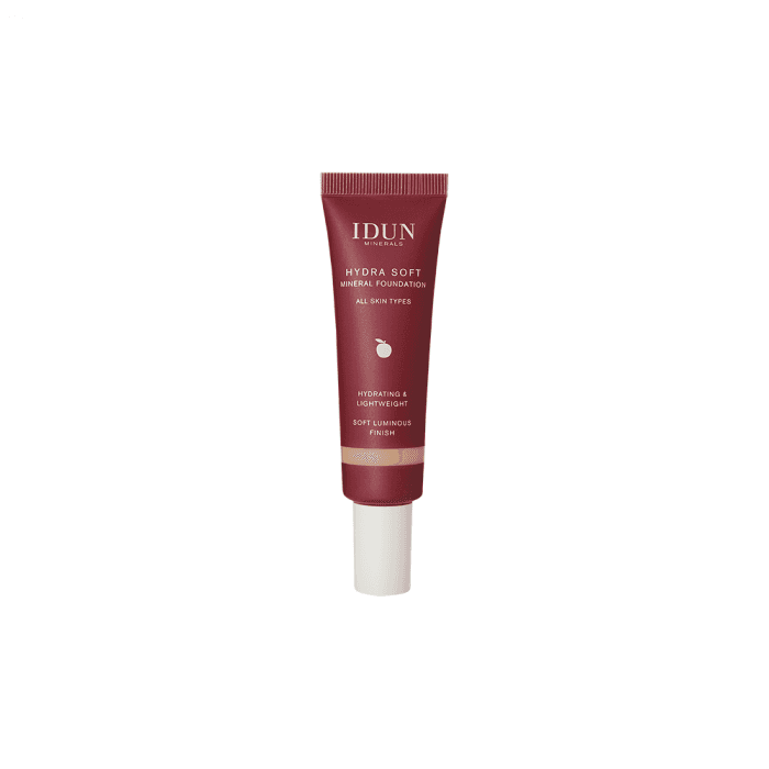 IDUN Minerals Hydra Soft skystas mineralinis makiažo pagrindas  Nr. 1259 Ingrid (Light / Medium Cool), 30 ml