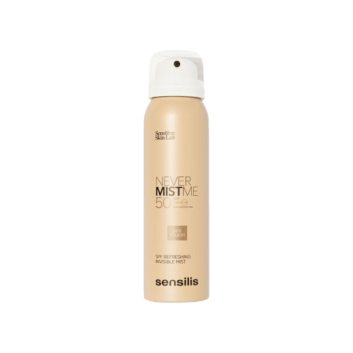 SENSILIS NEVER MIST ME, apsauginė gaivinamoji dulksna SPF 50, 100 ml
