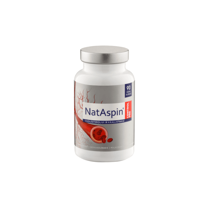 NATASPIN CONTROL PRO, 90 kapsulių