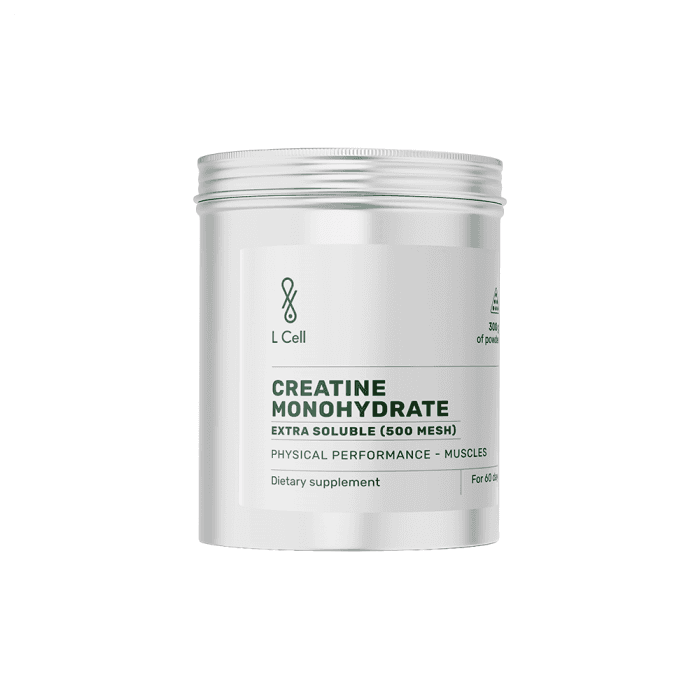 L CELL Ultra tirpus Kreatino monohidratas (500 mesh), 300 g