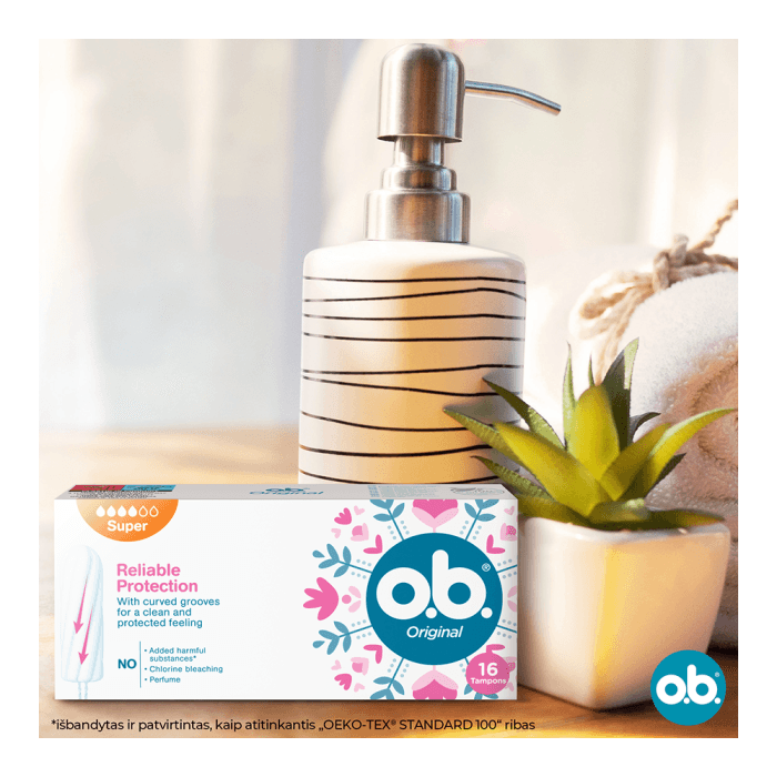 O.B. Original tamponai SUPER, 16 vnt.-1
