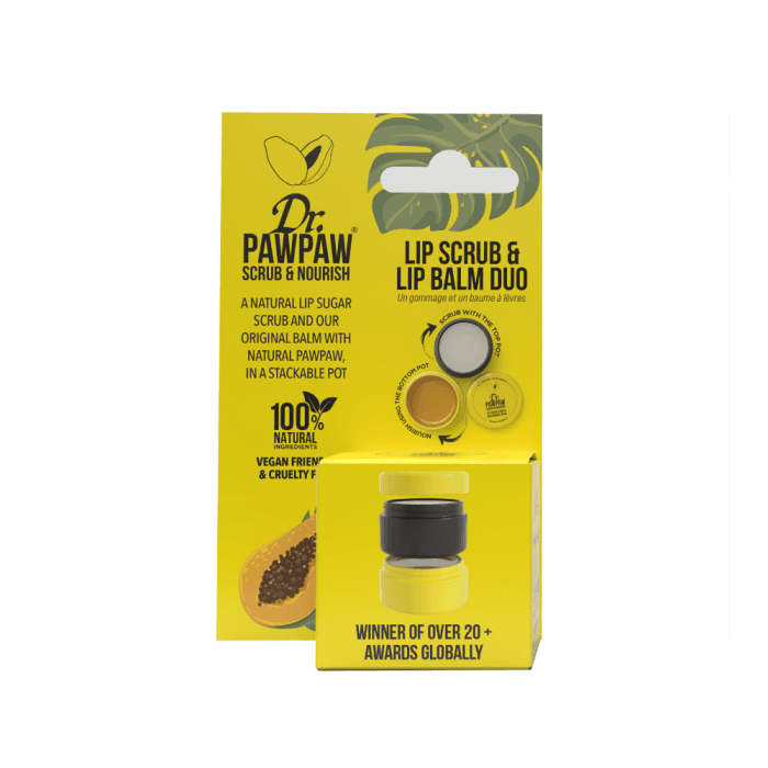 DR. PAWPAW lūpų šveitiklis-balzamas SCRUB & NOURISH, 16 g-1