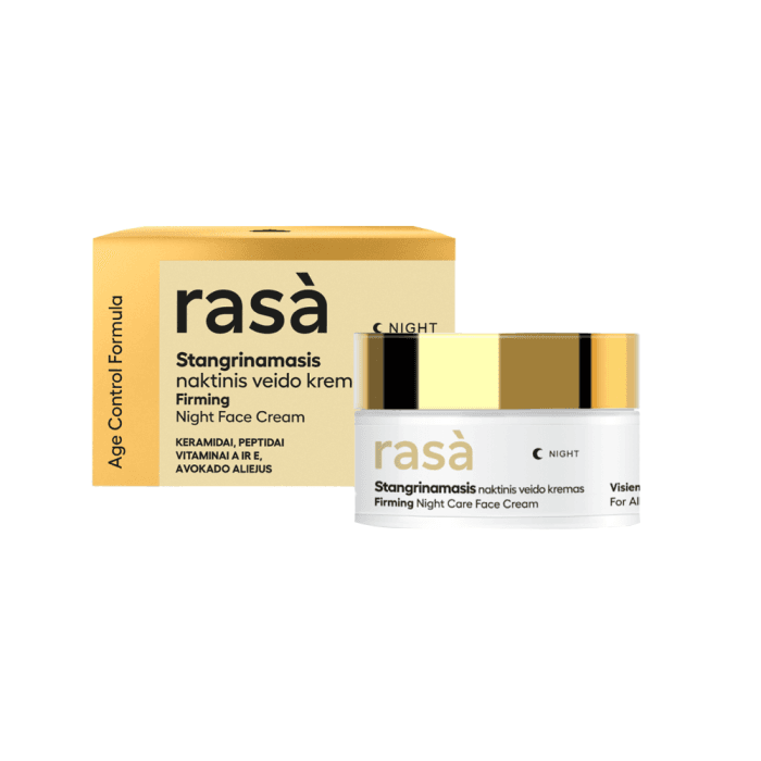 RASA stangrinamasis naktinis veido kremas AGE CONTROL, 50 ml-1