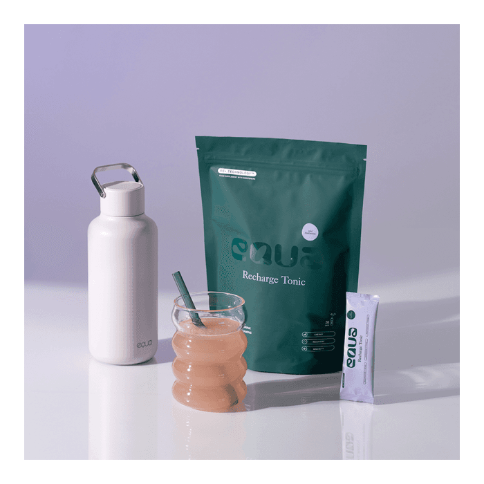 EQUA elektrolitų gėrimo milteliai RECHARGE TONIC-WILD BLUEBERRIES, 90 g-2