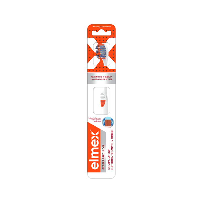 ELMEX, dantų šepetėlis ortodontiniams prietaisams, Ortho Interdental Expert Precision, 1 vnt.