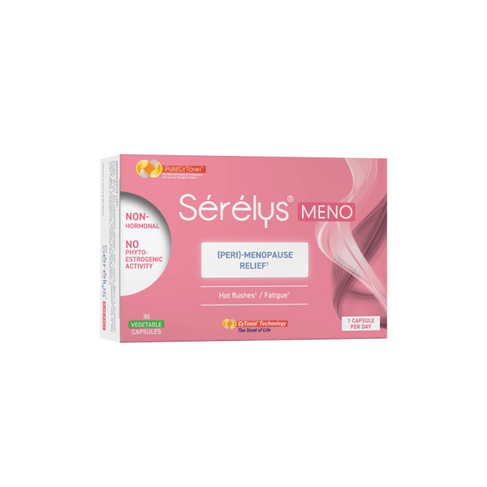 SÉRÉLYS MENO (peri) – menopauzės laikotarpiui, 30 kapsulių