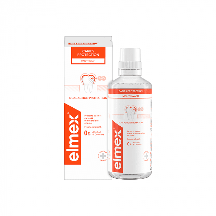 ELMEX burnos skalavimo skystis CARIES PROTECTION, nuo 12 metų, 400 ml, 400 ml-1