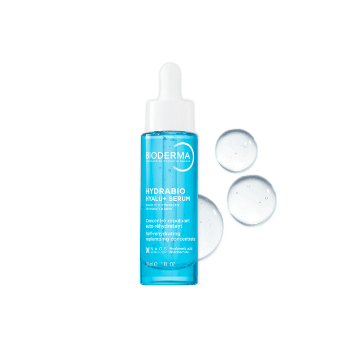 "BIODERMA Intensyviai drėkinantis, atkuriamasis koncentruotas serumas dehidratuotai odai HYDRABIO HYALU+ SERUM, 30 ml-1