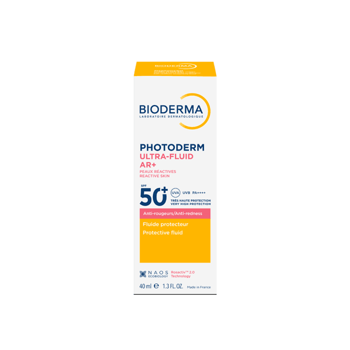 BIODERMA apsauginis fluidas nuo saulės raustančiai odai PHOTODERM ULTRA-FLUID AR+ SPF50+, 40 ml-2