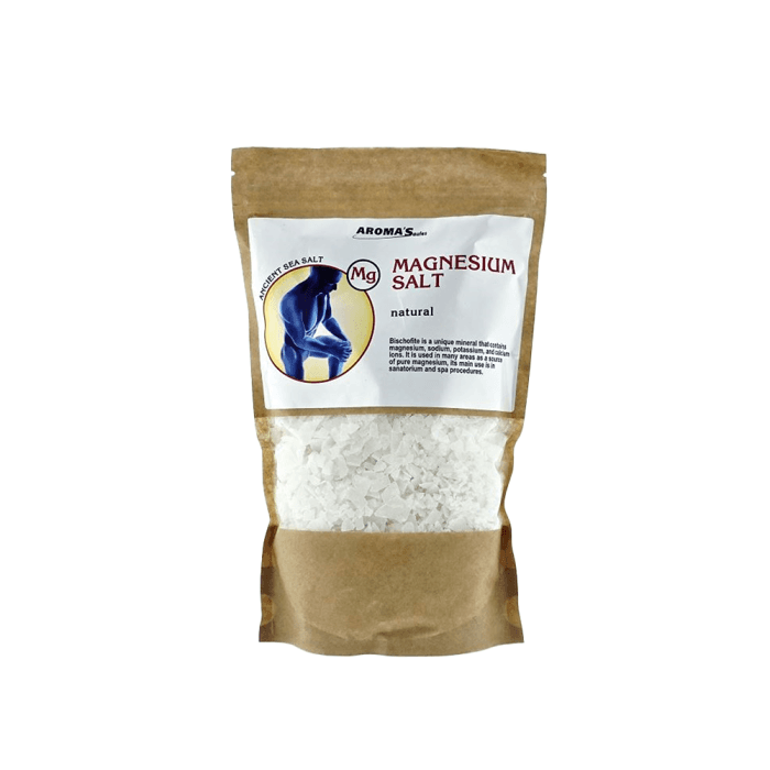 AROMA'SAULES vonios druska natūrali su bišofitu, 1 kg