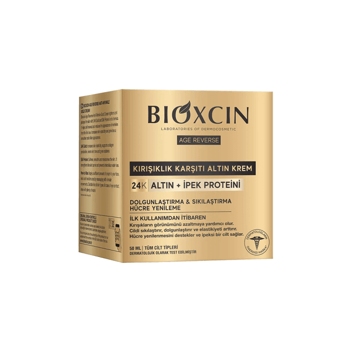 BIOXCIN AGE REVERSE GOLD veido kremas su aukso dulkėmis, 50 ml-1